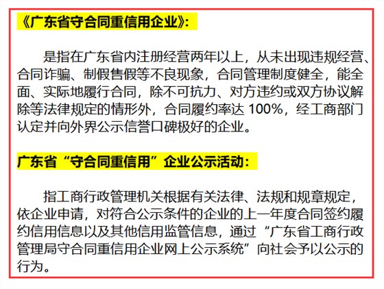 原來守合同重信用企業(yè)是這個意思，你知道嗎？
