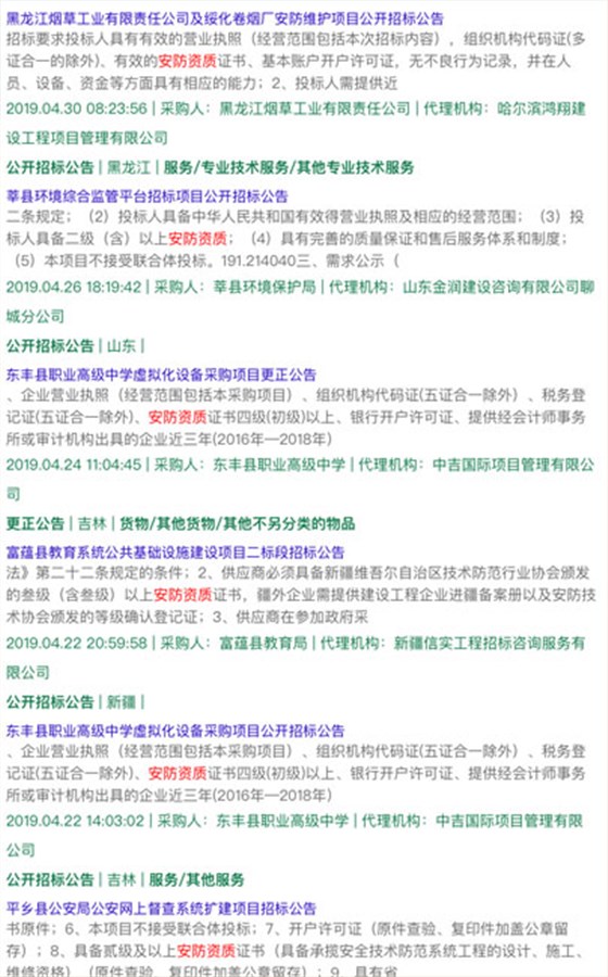 做安防資質認證能接怎樣的項目？有作用嗎？能中標嗎？