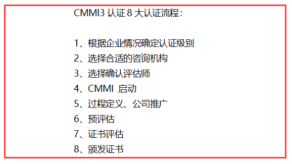 CMMI3認證8大認證流程，完成這八步，證書就到手啦！
