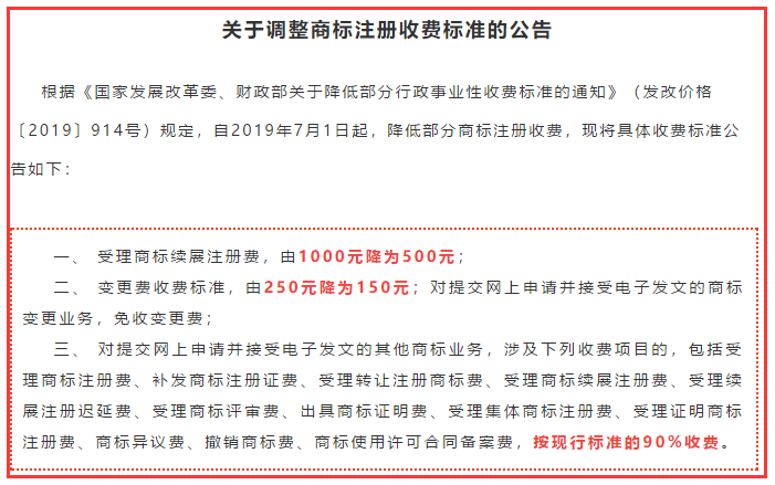 注冊商標(biāo)成本更低了，你知道嗎？
