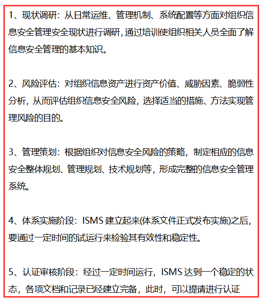 做信息安全管理體系認證，需經歷這5個階段！卓航老師提醒