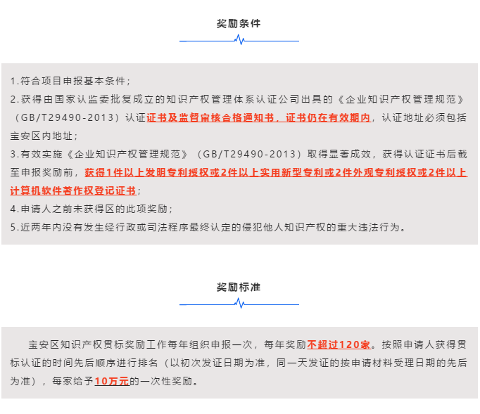 一圖掌握2020年寶安區(qū)貫標(biāo)補貼申報條件及獎勵標(biāo)準(zhǔn)！