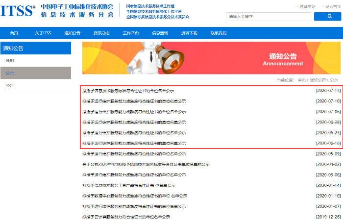 都公示這么多了，你還不知道ITSS現在可以申報認證或年審？