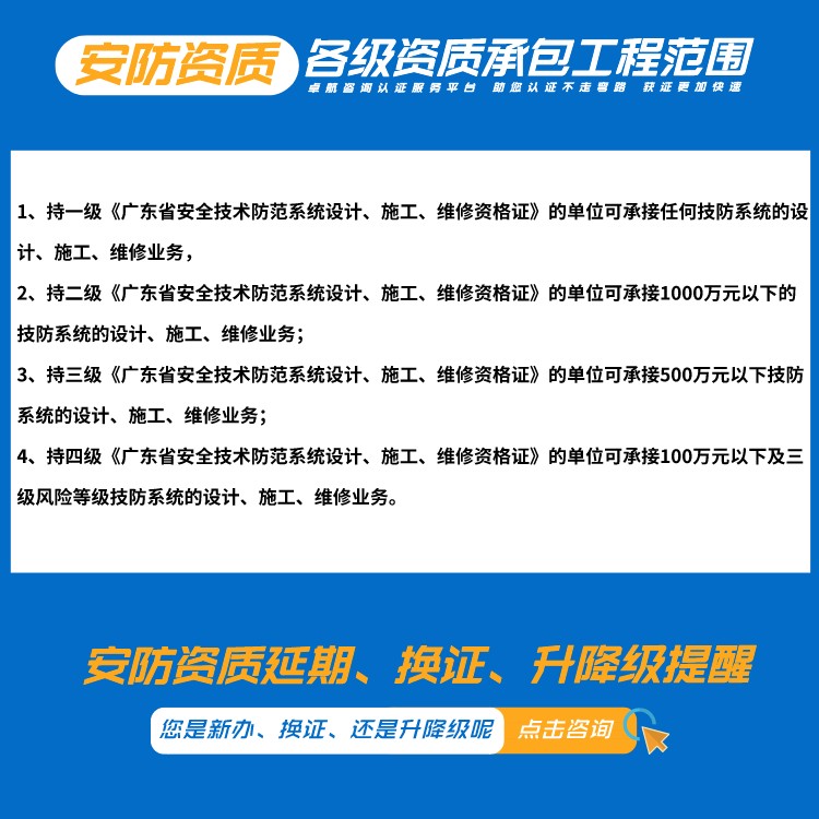 廣東省安全技術防范系統設計、施工、維修資格證